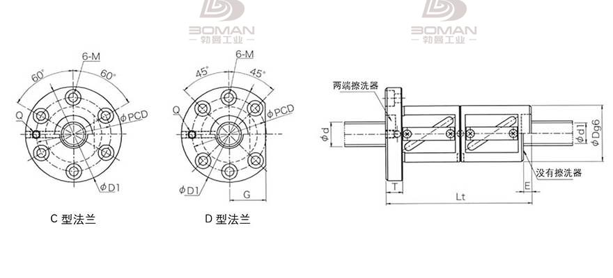 KURODA GR4006FD-CAPR 日本黑田精工丝杠钢珠安装方法