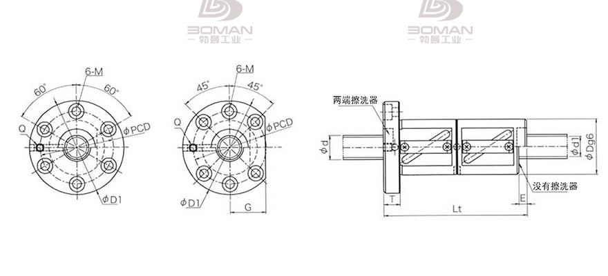 KURODA GR6306CD-DAPR c5级精密研磨丝杆黑田