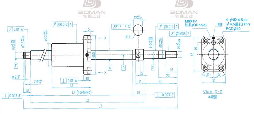 TBI XSVR01210B1DGC5-230-P1 tbi滚珠丝杆类别